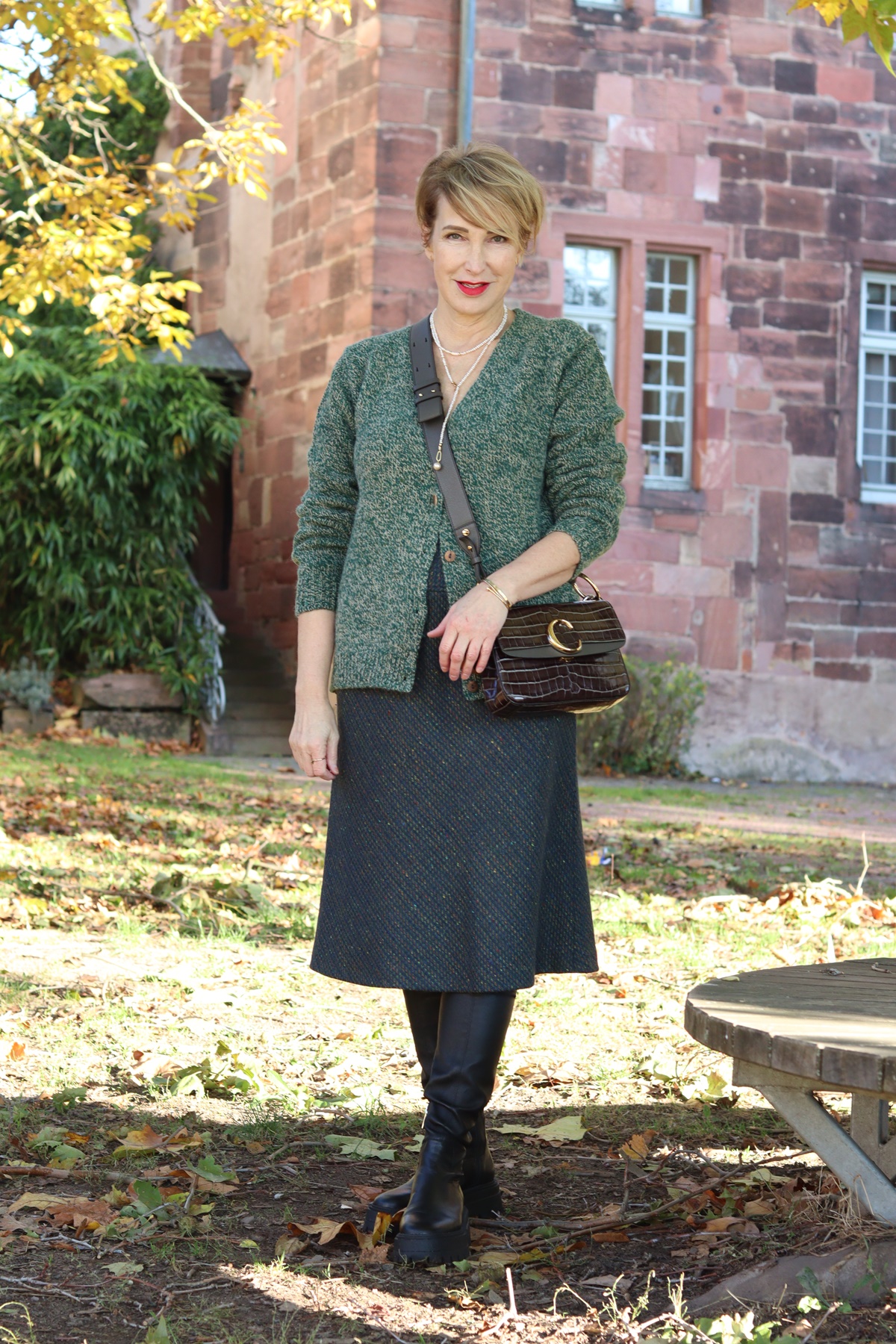 glamupyourlifetyle mode very-british cardigan tweedrock ue-40-mode ue-50-blog