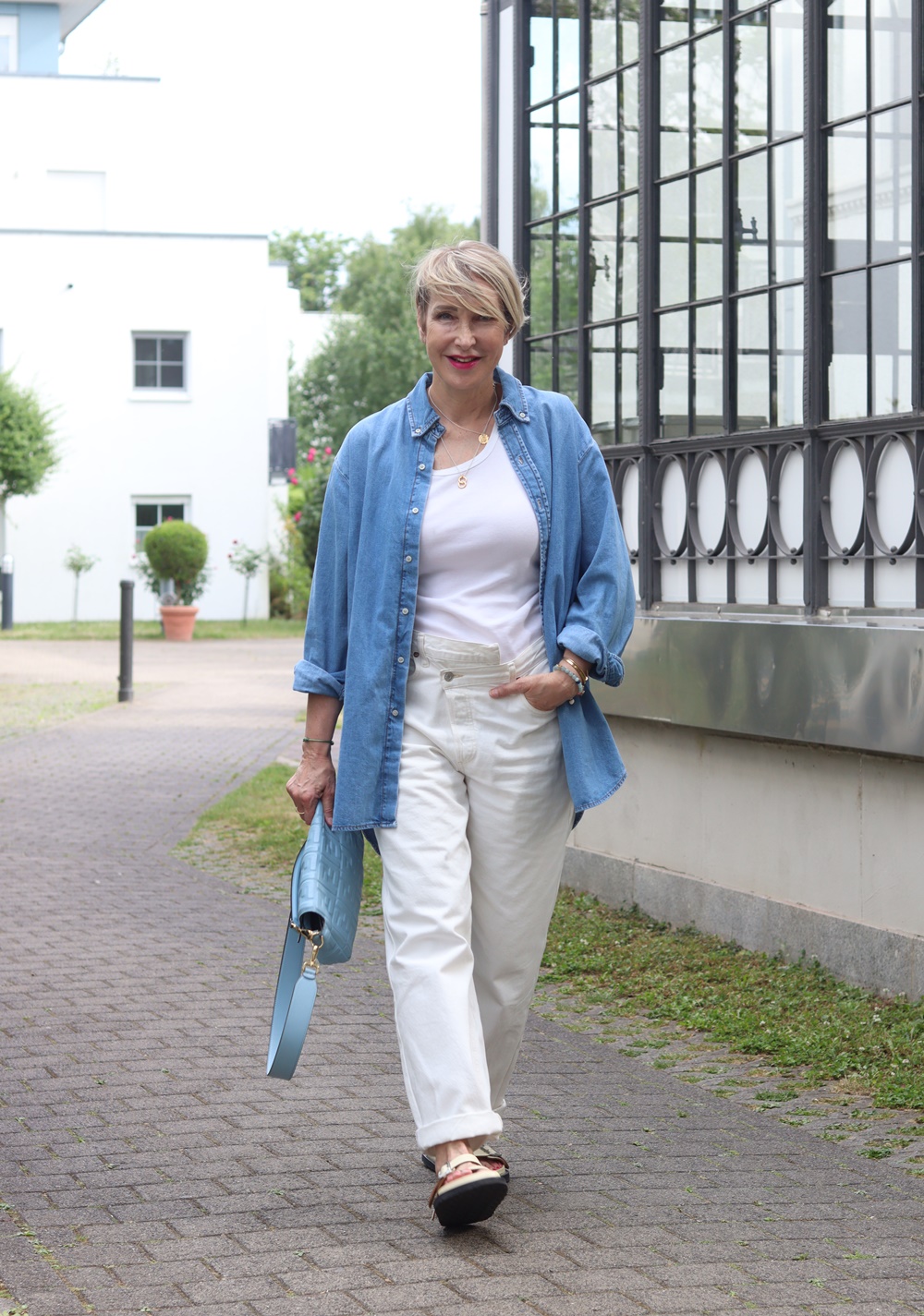 glamupyourlifestyle fendi-tasche birkenstock-arizona ue-40-mode ue-50-blog sommer-outfit