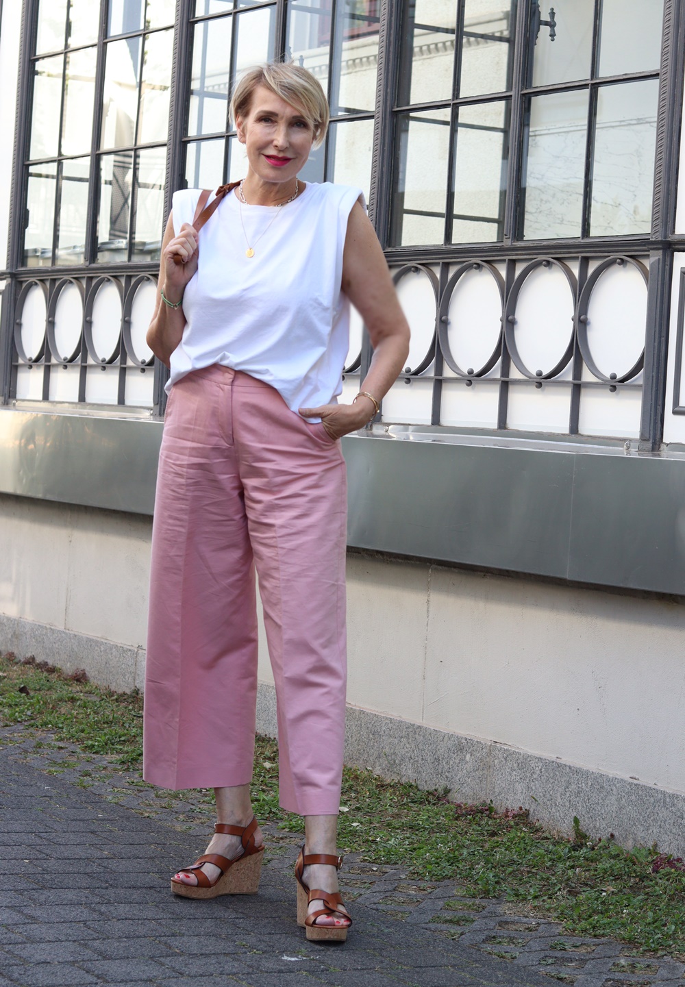 glamupyourlifestyle Monatsgedanken Max-Mara Culotte Sommer-Outfit ue-40-Mode ue-50-Blog 