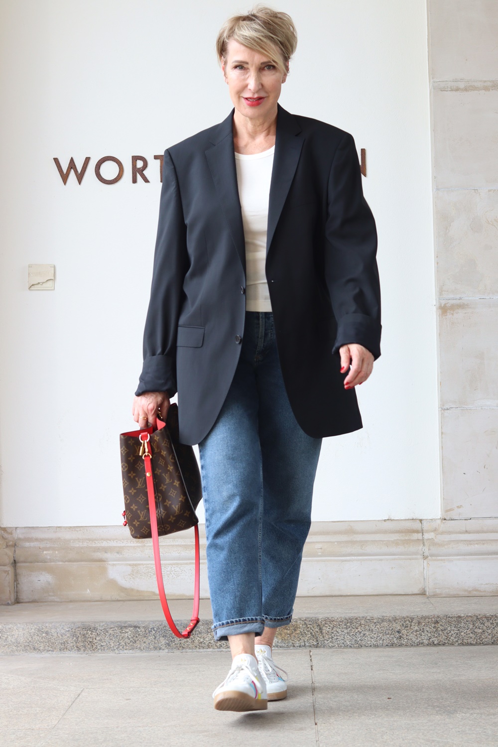 glamupyourlifestyle boss-blazer Agolde-jeans regen ue-40-blog ue-50-mode 