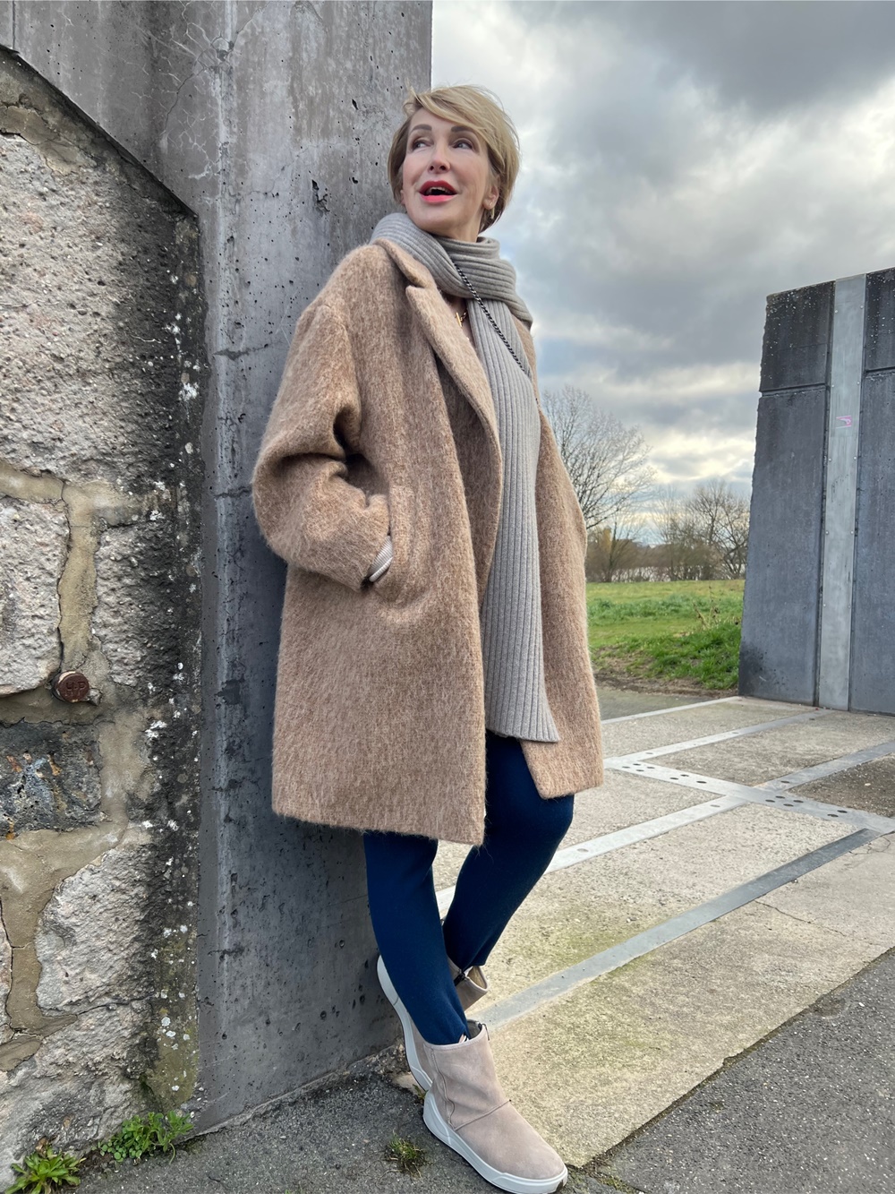 Glamupyourlifestyle Max-Mara-Mantel legero-Boots Kaschmir-Schal ue-50-Blog