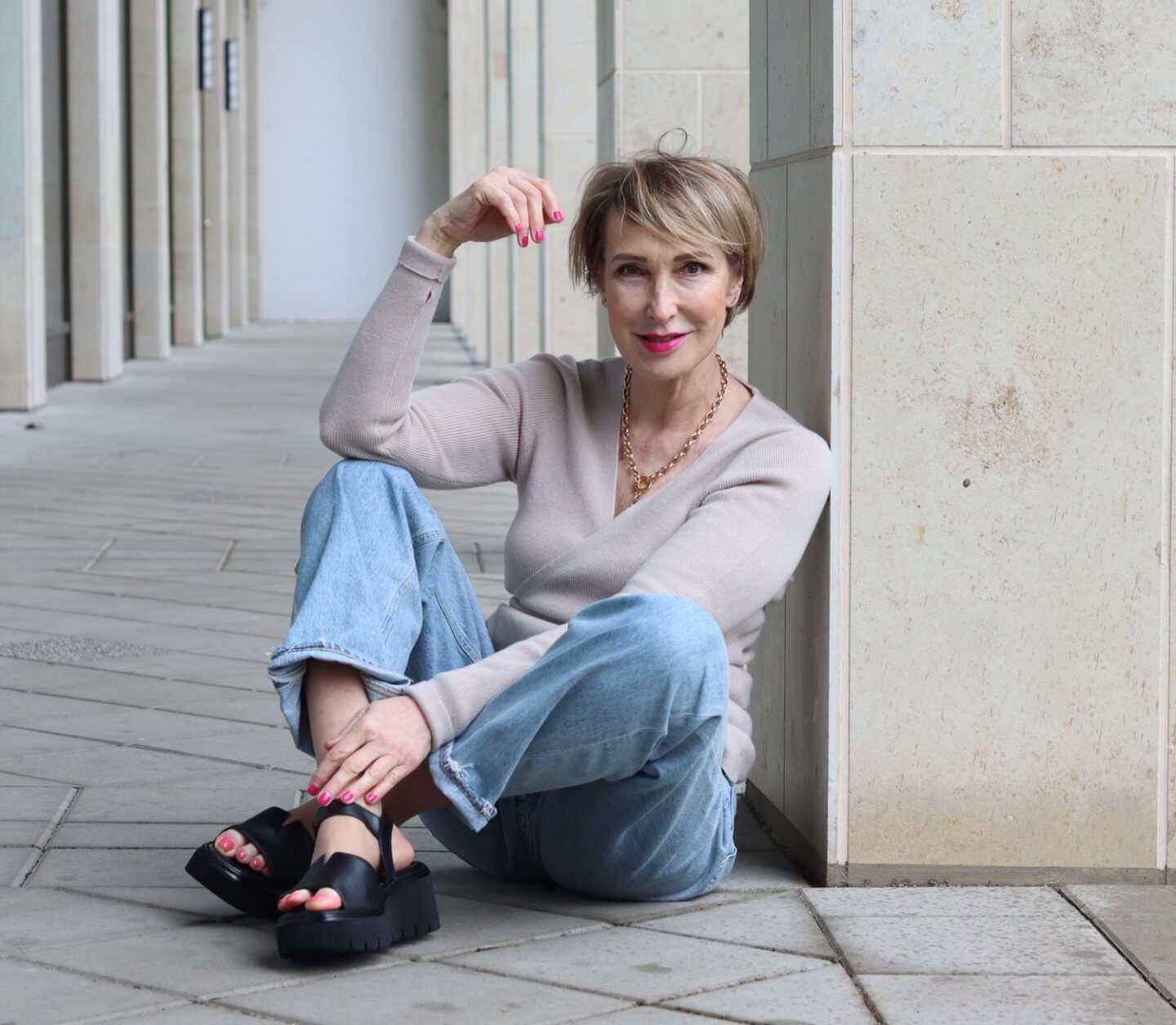 glamupyourlifestyle ue-40-mode ue-50-blog gabor-sandalen jeans.outfit