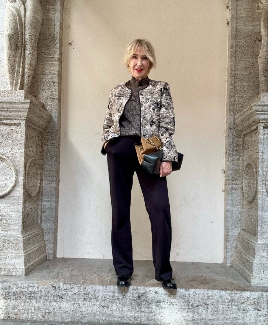 glamupyourlifestyle Herbst-Outfit ue-50-Blog ue-40-Mode Selbstbestimmung breite-Jeans